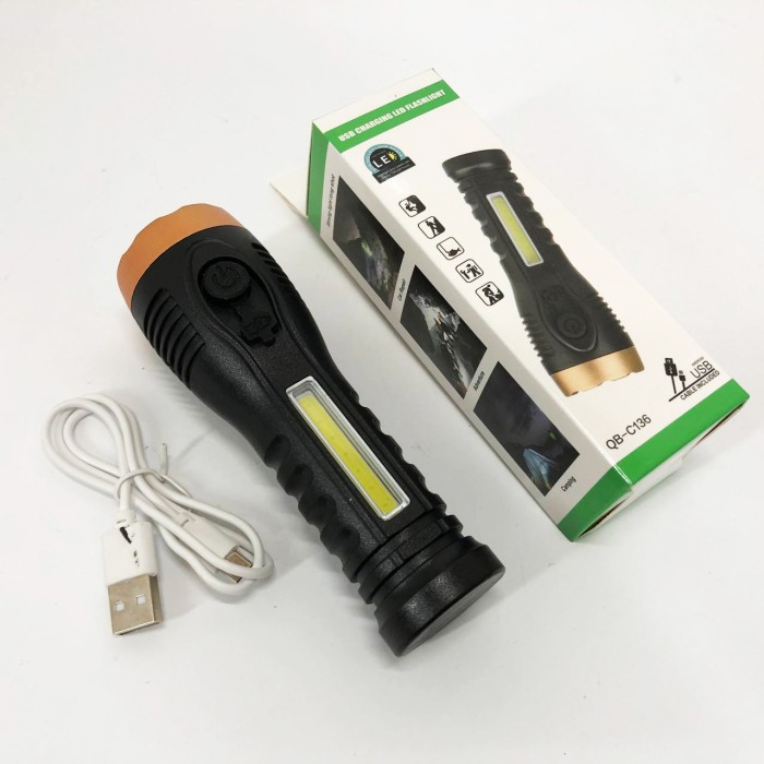 Ліхтар акумуляторний LED ліхтар Police BL-C136-LM+COB, Тактичний ліхтар ручний Невеликий ручний KB-84