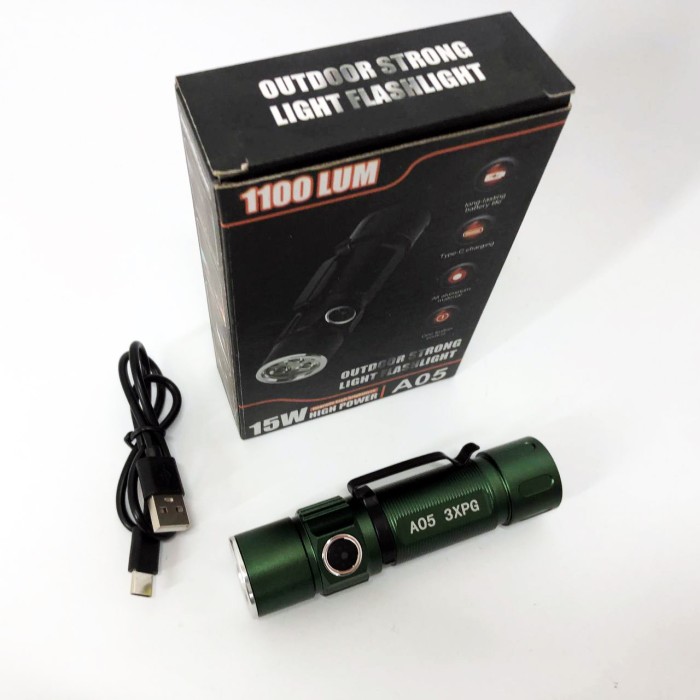 Потужний світлодіодний ліхтар Bailong, Ручний ліхтар cob, Надпотужний ліхтар лід водозахищений QV-37