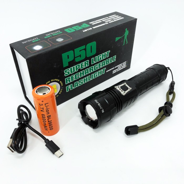 Ліхтар акумуляторний світлодіодний потужний Police BL-717B-P99, Ліхтарик bl, Ліхтар тактичний маленький WH-93