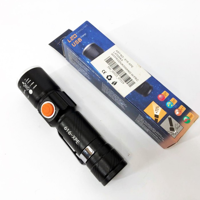 Ручний ліхтар з 18650 акумулятором Police, Світлодіодний міцний ліхтарик, Ліхтар портативний переносний QF-47