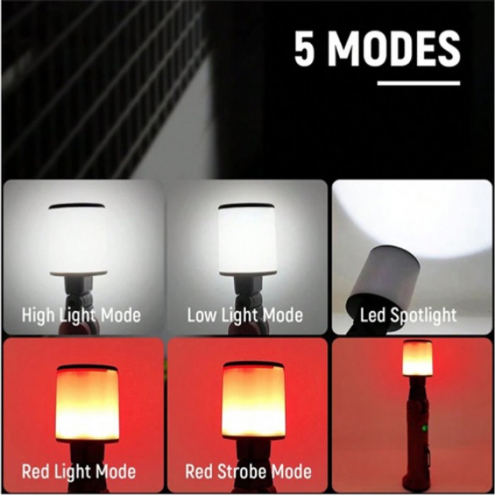 Туристичний кемпінговий ліхтар ручний WORKLIGHT-072-XPE 10W, WK-347 Кемпінгове підсвічування