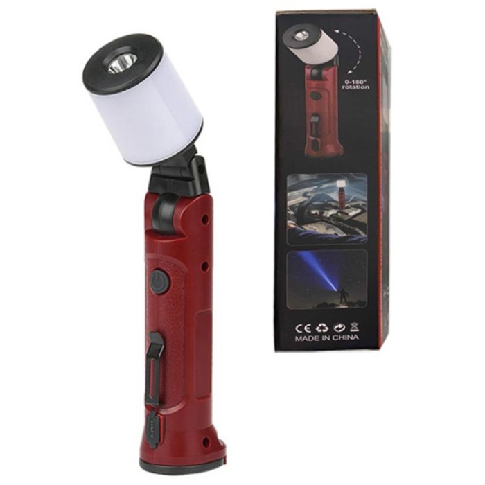 Туристичний кемпінговий ліхтар ручний WORKLIGHT-072-XPE 10W, WK-347 Кемпінгове підсвічування