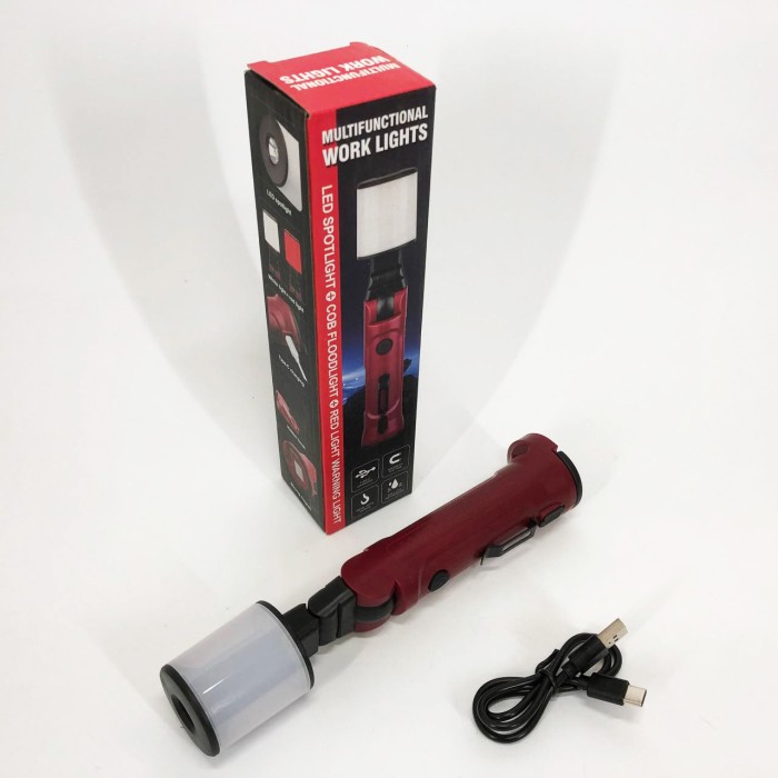 Туристичний кемпінговий ліхтар ручний WORKLIGHT-072-XPE 10W, WK-347 Кемпінгове підсвічування
