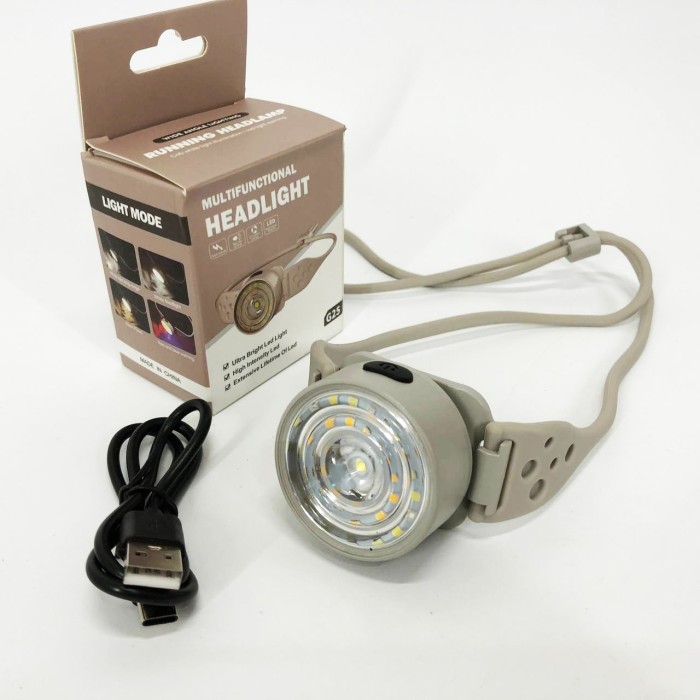 Яскравий світлодіодний потужний ліхтар G25-XPG+30SMD(white+yellow+red-blue), Потужний ліхтар на голову PO-58