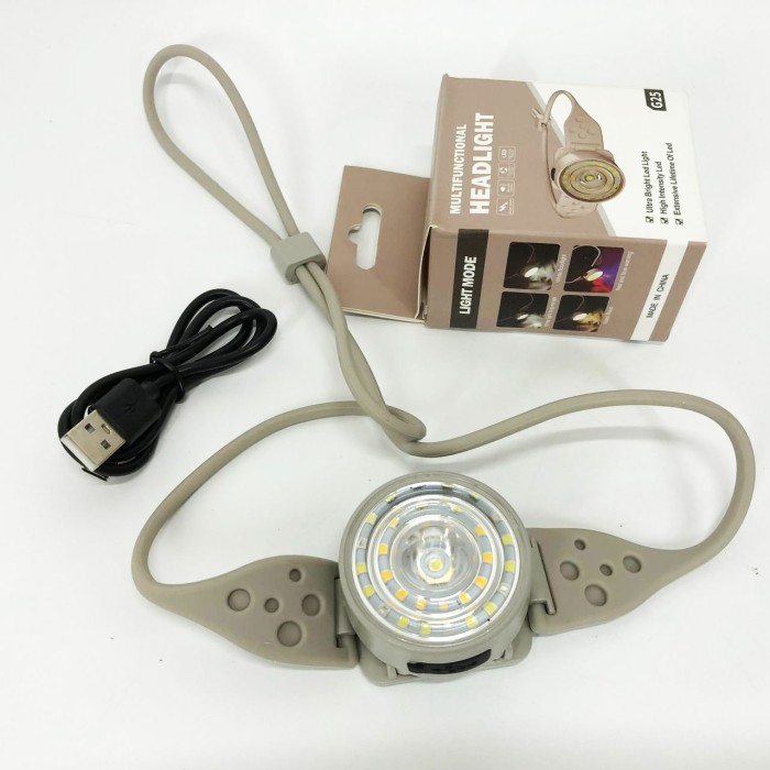 Яскравий світлодіодний потужний ліхтар G25-XPG+30SMD(white+yellow+red-blue), Потужний ліхтар на голову PO-58