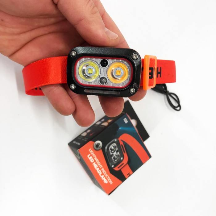 Налобна лампа G08-2XPG(white+yellow)+LED(red), Налобник туристичний, Ліхтарик світлодіодний HZ-608 для туриста