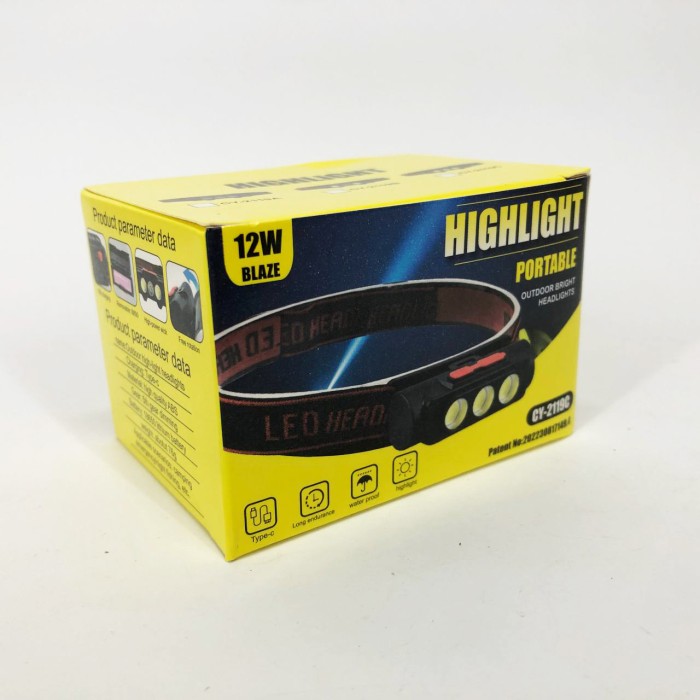 Головний ліхтар для активного відпочинку PLD-2119C, Led headlamp налобний ліхтар, Головний ліхтарик RF-98
