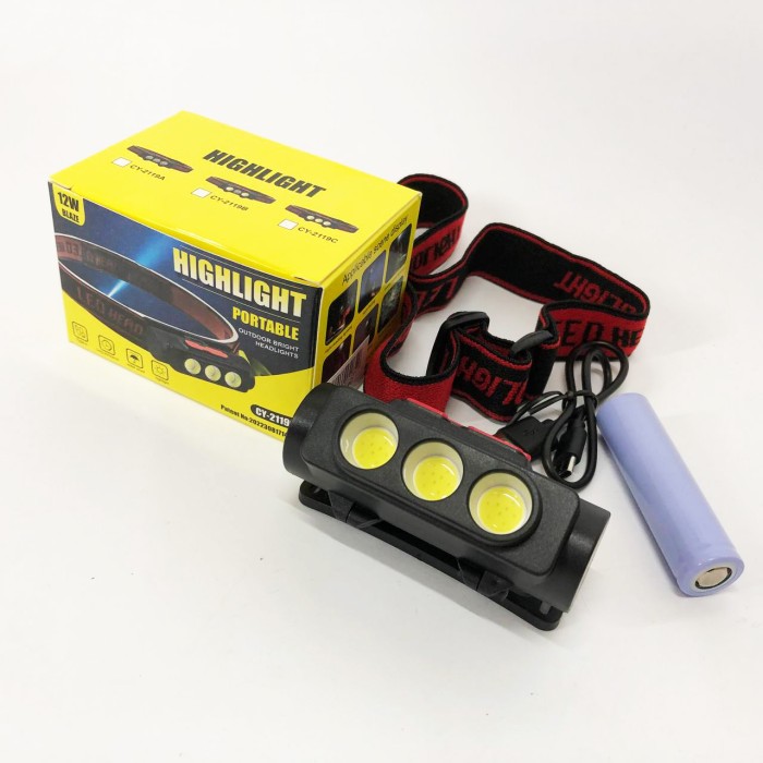 Налобний ліхтар для монтажних робіт, Тактичний налобний ліхтар на акумуляторі з лінзою BP-45