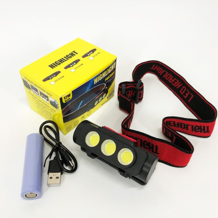 Налобний ліхтар для монтажних робіт, Тактичний налобний ліхтар на акумуляторі з лінзою BP-45