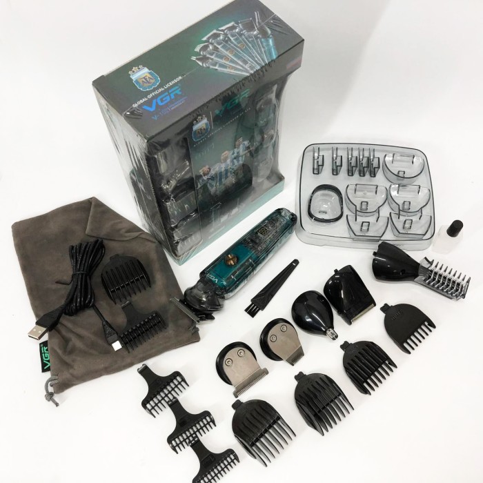 Тример з насадками різної довжини VGR V-102 5 в 1, Професійний бездротовий тример WF-68