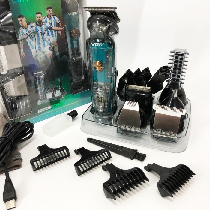 Універсальна машинка для стрижки голови та бороди VGR, Машинка для стрижки волосся домашня CO-31