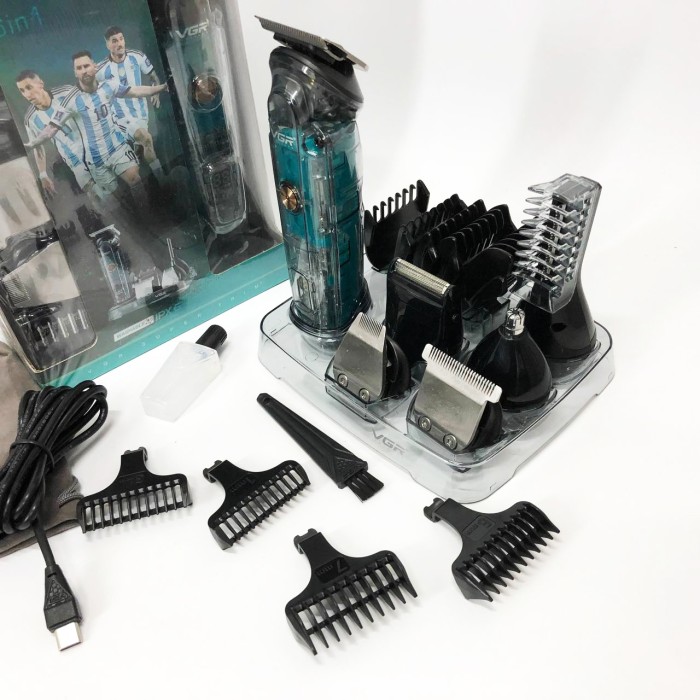 Універсальна машинка для стрижки голови та бороди VGR, Машинка для стрижки волосся домашня CO-31