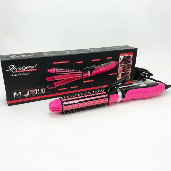 Плойка-стайлер для завивки Gemei GM-2922, Стайлер-плойка для локонів Плойка волосся стайлер SK-64