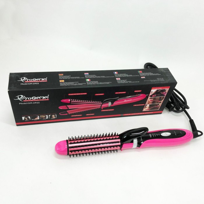 Плойка спіральна для завивки волосся Gemei GM-2922, Професійні щипці для завивки волосся GM-11