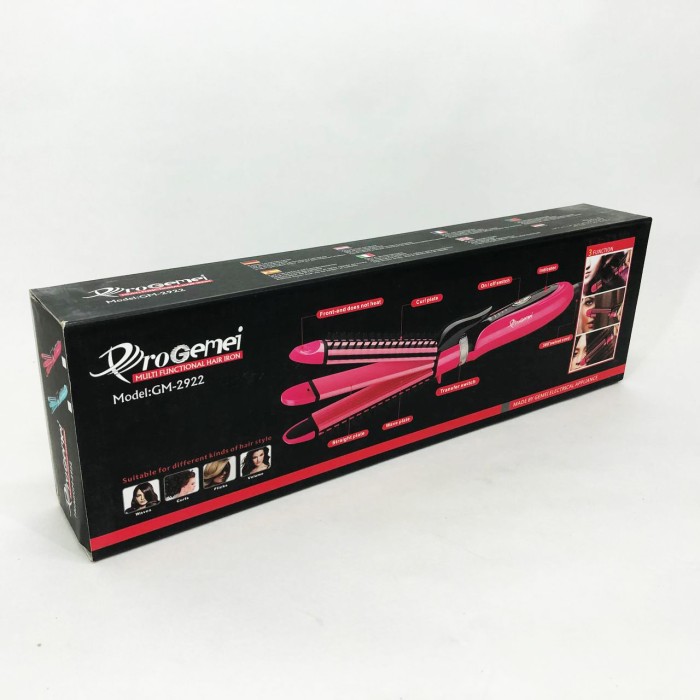 професійна Gemei GM-2922, Плойка для об'єму, Плойка з функцією укладання та OL-984 завивки волосся