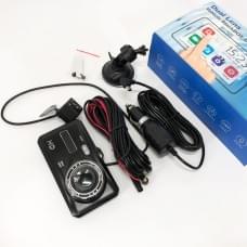 Автомобільний відеореєстратор із двома камерами T672, LCD 4", 1080P Full HD, з підтримкою DI-940 нічного бачення