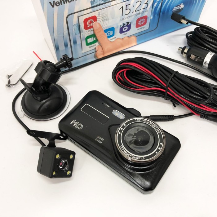 Автореєстратор T672, LCD 4",1080P Full HD, Автомобільний відеореєстратор ZE-913 для відеоспостереження