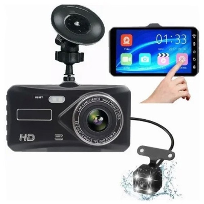 Автореєстратор T672, LCD 4",1080P Full HD, Автомобільний відеореєстратор ZE-913 для відеоспостереження