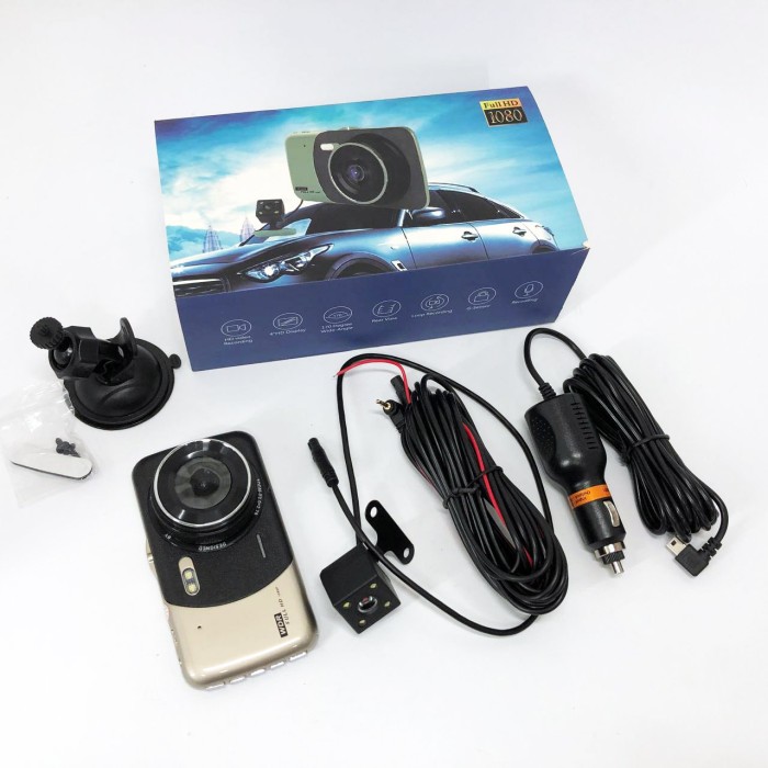 Дзеркало відеореєстратор X600 LCD 4 Angel Lens 1080P Full HD TF, Реєстратор в машину OB-58