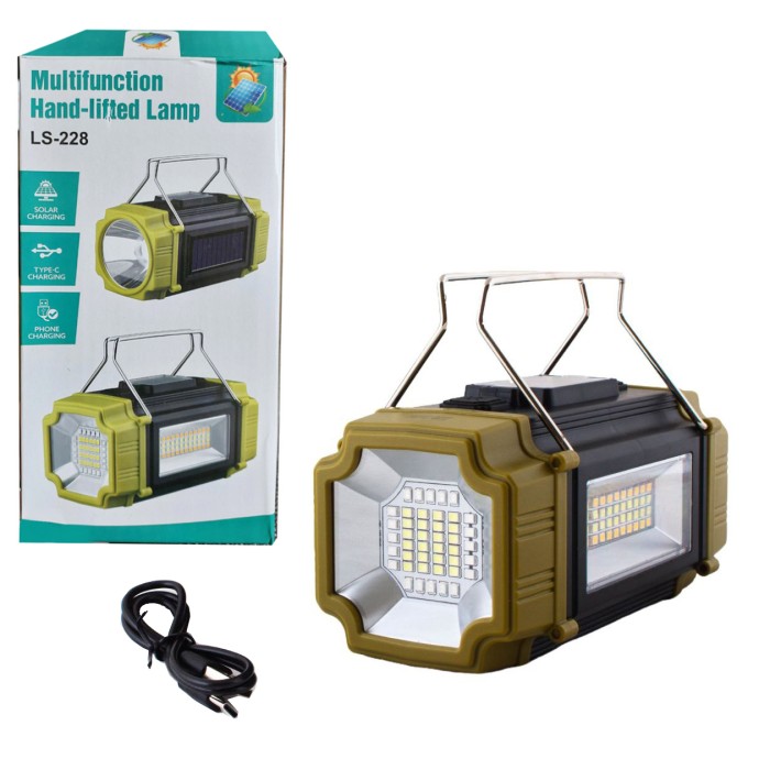 Ліхтар прожектор світильник LS-228-LED, Лампа-ліхтар аварійного освітлення, Прожектор переносний MK-27