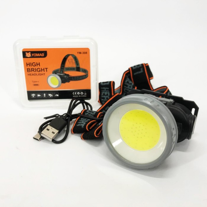 Ліхтар на голову з розсіяним світлом YM-308/208-COB(white+red), Потужний ліхтар на голову SY-65