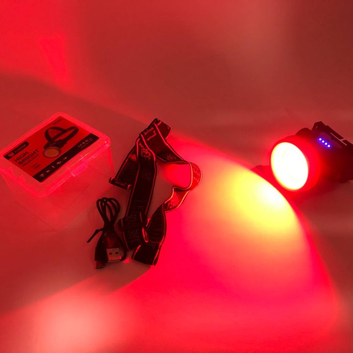 Ліхтар на голову з розсіяним світлом YM-308/208-COB(white+red), Потужний ліхтар на голову SY-65