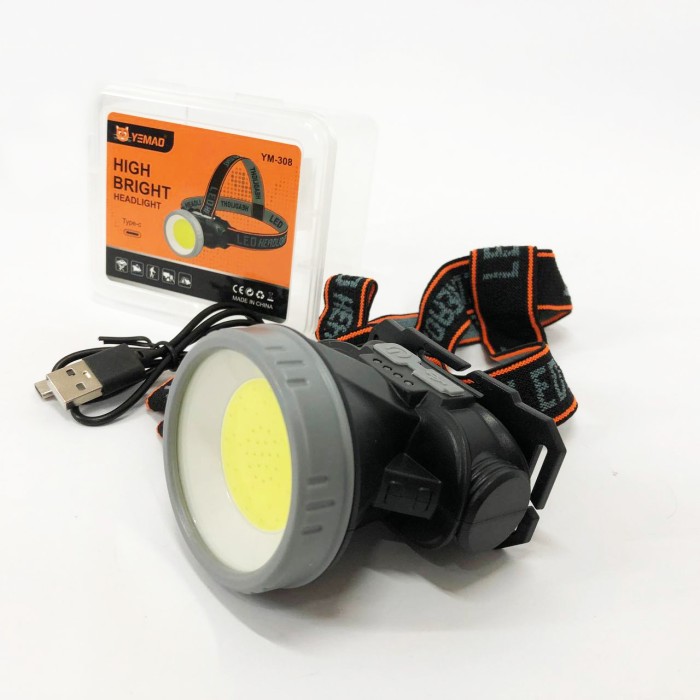 Ліхтарик на голову діодний, Тактичний ліхтар з ремінцем для голови, Ліхтарик налобний потужний GY-87