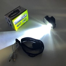 Налобний прожектор YJ-A06-LED+6SMD, Світлодіодний ліхтар з кріпленням на голову, Головний ліхтарик UH-38