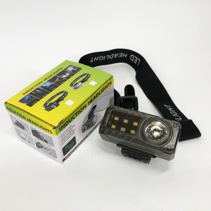 Налобний тактичний ліхтар YJ-A06-LED+6SMD, Ліхтар на лоб акумуляторний світлодіодний із зарядкою HN-81