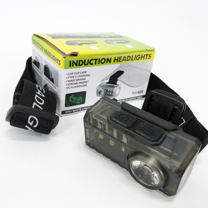 Налобний тактичний ліхтар YJ-A06-LED+6SMD, Ліхтар на лоб акумуляторний світлодіодний із зарядкою HN-81