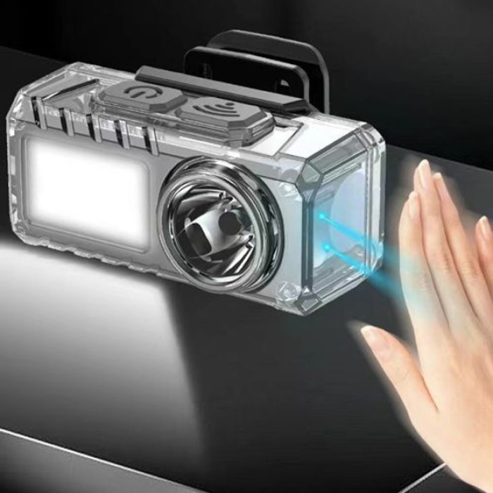 Тактичний ліхтар для риболовлі YJ-A06-LED+6SMD, Тактичний ліхтар на голову на голову діодний LF-97