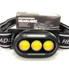 Ліхтарик акумуляторний наголовний YD02-COB (White+red+blue), Ліхтарик налобник, Налобний ліхтар bailong VU-79