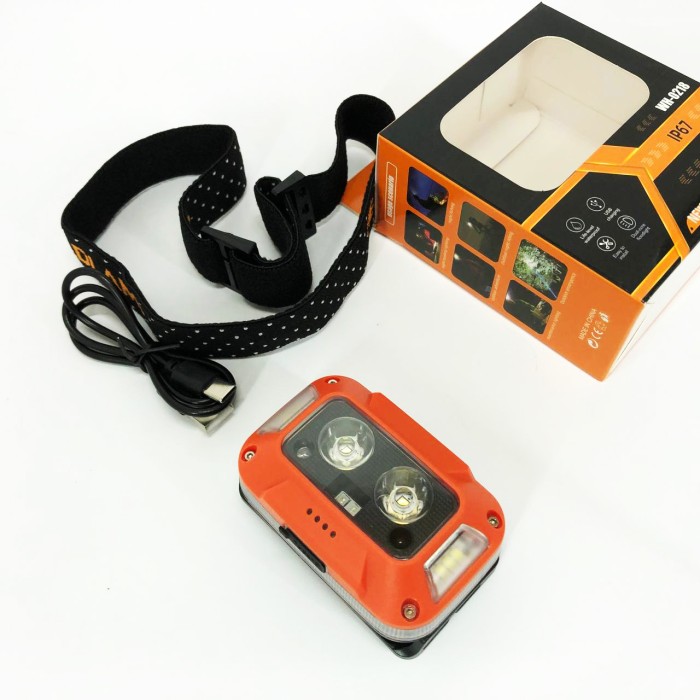 Потужний ліхтарик світлодіодний на голову, Потужний акумуляторний налобний ліхтарик ID-44