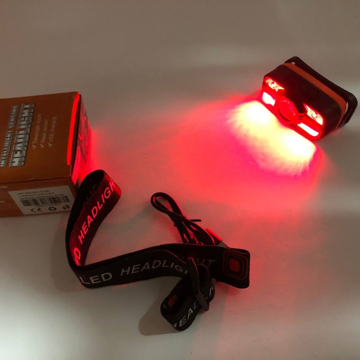 Ліхтар на голову для ЗСУ, Ліхтар на голову для бігу Налобні ліхтарі активних людей HR-22