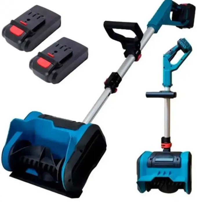 Снігоприбиральник акумуляторний на 2 АКБ складаний Krafftec GE-44