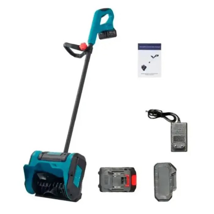 Снігоприбиральник акумуляторний на 2 АКБ складаний Krafftec LB-58