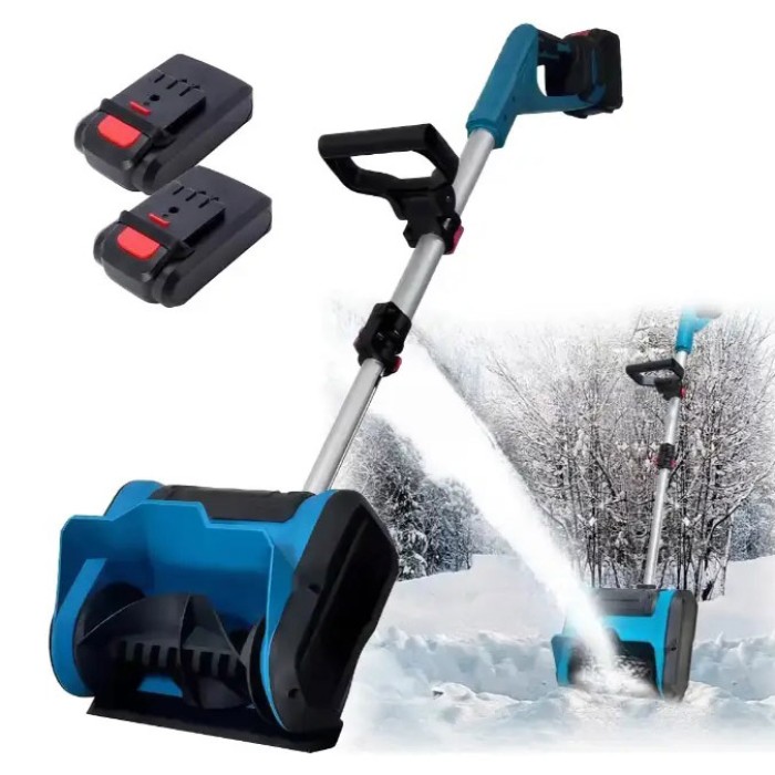 Снігоприбиральник акумуляторний на 2 АКБ складаний Krafftec LB-58
