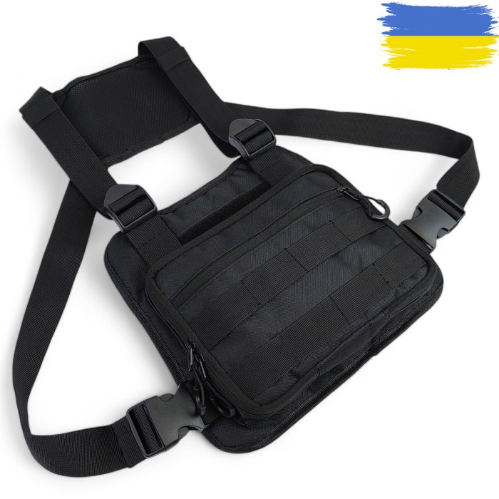 Чоловіча вулична сумка через плече, Сумка чоловіча брезентова тканинна органайзер PY-33