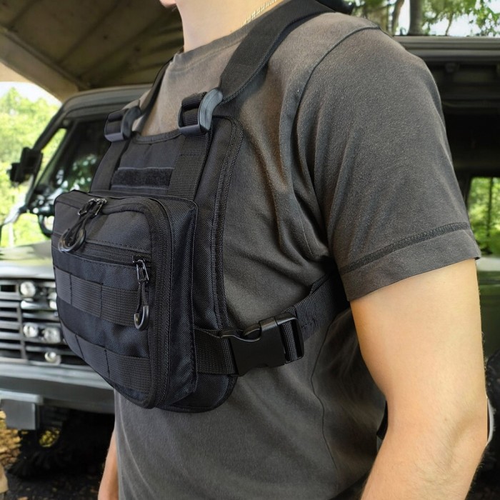 Сумка однолямочна чоловіча крос боді, Сумка месенджер кобура Молодіжна брезентова GB-20
