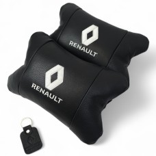 Подушки для шиї на підголівник Renault Рено, Подушки для підголівників в машину, Автоподушка подарунок AJ-78