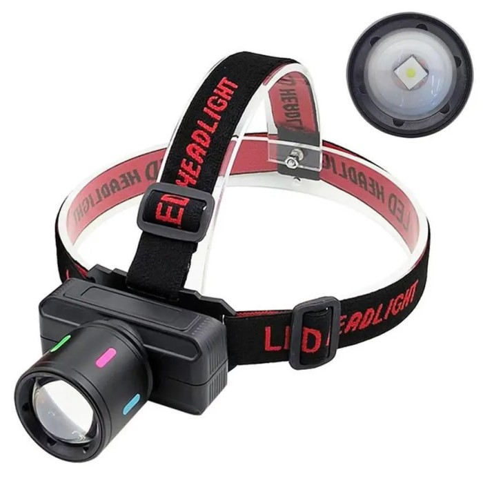 Світлодіодний ліхтар з кріпленням на голову KX-1832-TG, Ліхтарик акумуляторний наголовний WV-54