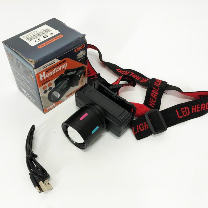 Світлодіодний ліхтар з кріпленням на голову KX-1832-TG, Ліхтарик акумуляторний наголовний WV-54