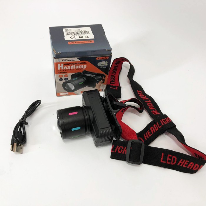 Світлодіодний ліхтар з кріпленням на голову KX-1832-TG, Ліхтарик акумуляторний наголовний WV-54