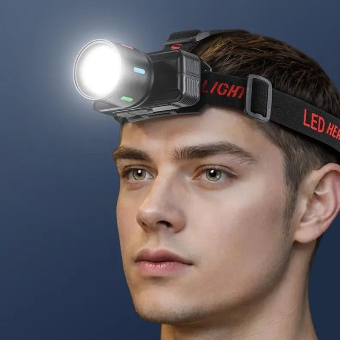 Налобний акумуляторний ліхтар на голову, Налобний ліхтар зі зручним ремінцем для голови WM-32