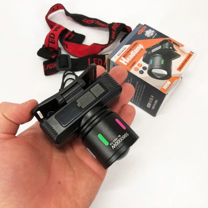 Налобний акумуляторний ліхтар на голову, Налобний ліхтар зі зручним ремінцем для голови WM-32