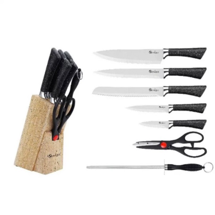 Набір литих ножів для кухні UNIQUE, Ергономічні ножі для кухні Набір ножів кожної XO-40