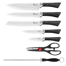 Набір ножів кухонні ножі кухарські набір UNIQUE UN-1837, Ножі кухонні професійні Товари для кухні OZ-37