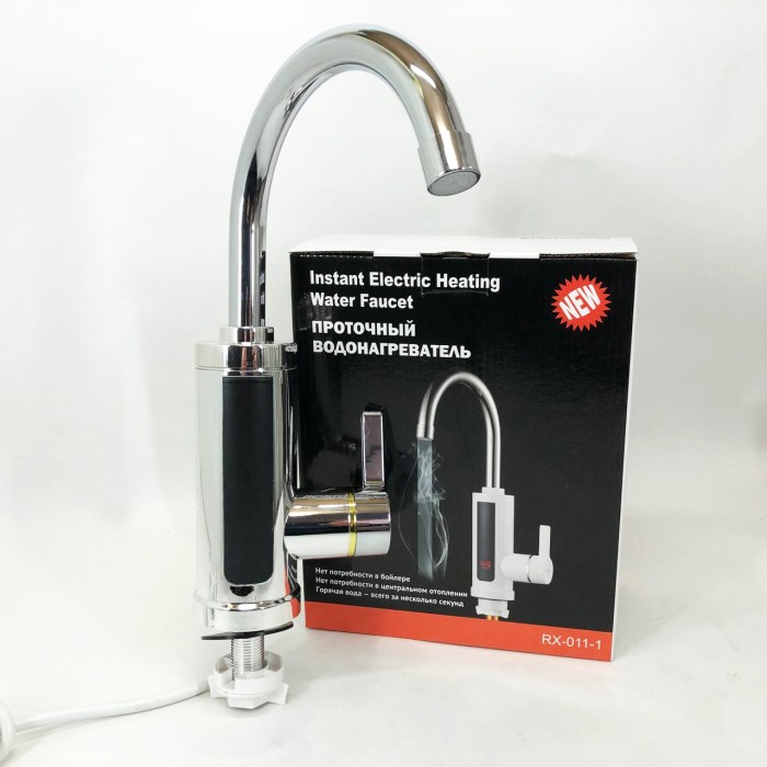 Крани-водонагрівачі Delimano RX-0111c 3 кВт, Електричні водонагрівачі, Прилад для водонагріву NJ-58