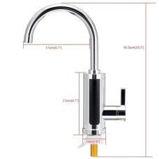 Прилад для водонагріву Delimano RX-0111c 3 кВт, Кран проточний нагрівач, Нагрівальний кран EH-32