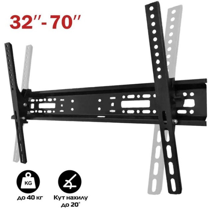 Настінні тримачі для телевізора 32-70, Настінне кріплення телевізора, Кронштейн для ТВ на стіну HO-90